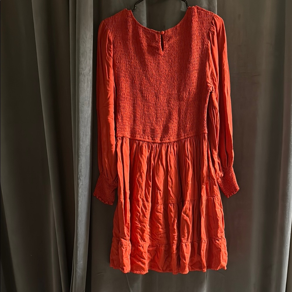 Casual Long Sleeve Sundress - Picture 2 of 6